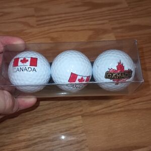 New! 3 Pack Golf Balls. Canada